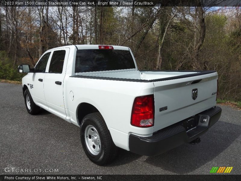 Bright White / Diesel Gray/Black 2023 Ram 1500 Classic Tradesman Crew Cab 4x4