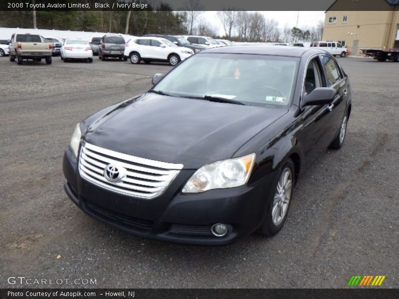 Black / Ivory Beige 2008 Toyota Avalon Limited