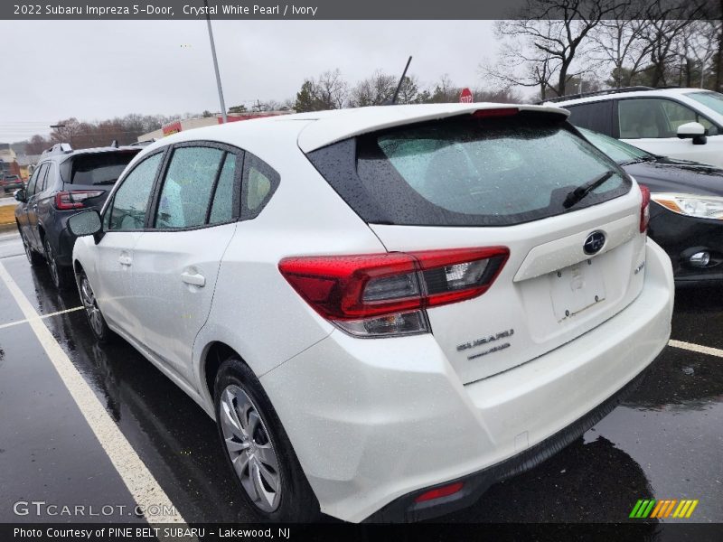 Crystal White Pearl / Ivory 2022 Subaru Impreza 5-Door