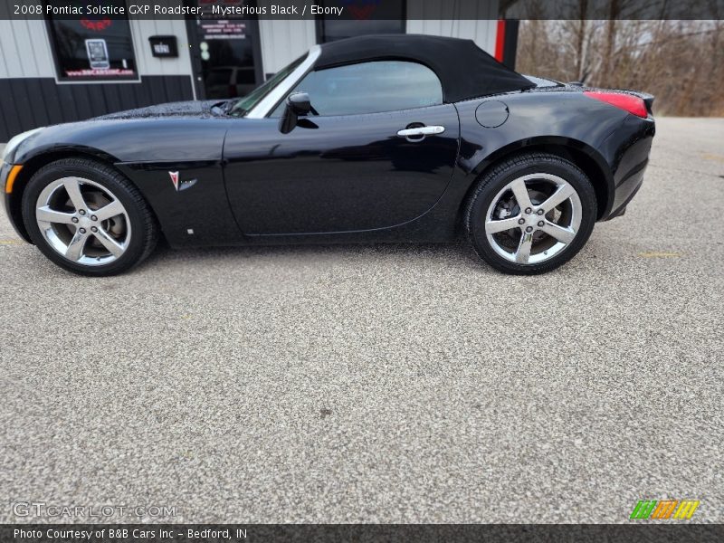 Mysterious Black / Ebony 2008 Pontiac Solstice GXP Roadster