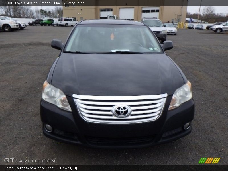 Black / Ivory Beige 2008 Toyota Avalon Limited