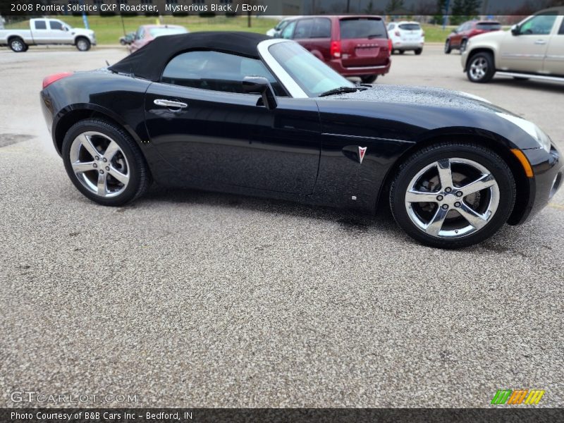 Mysterious Black / Ebony 2008 Pontiac Solstice GXP Roadster