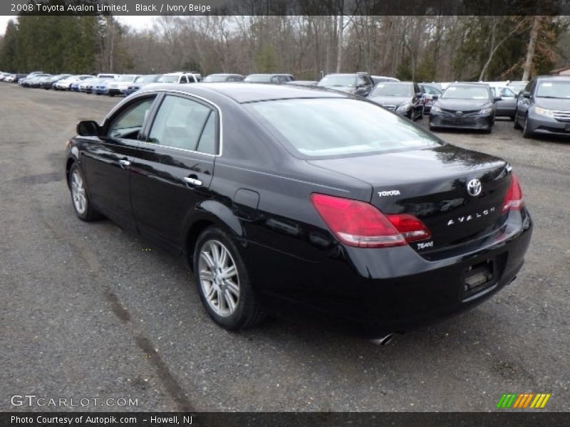 Black / Ivory Beige 2008 Toyota Avalon Limited