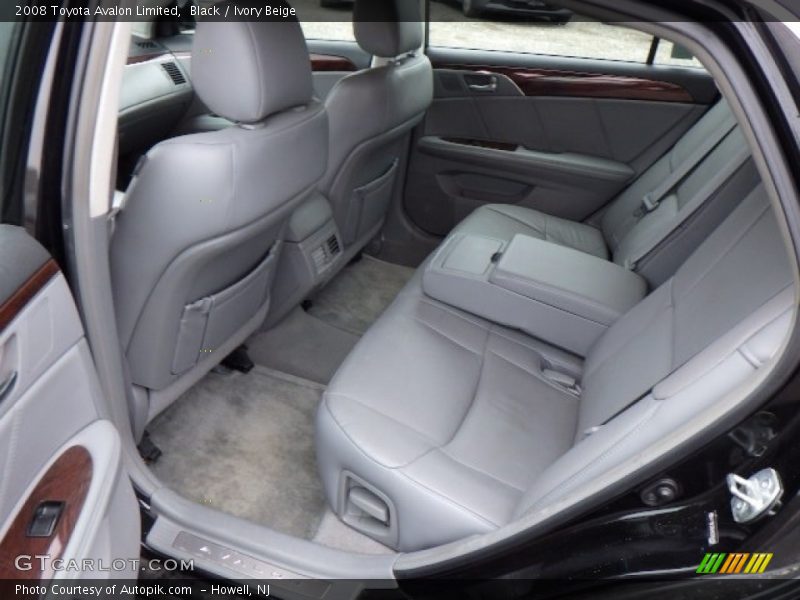 Black / Ivory Beige 2008 Toyota Avalon Limited
