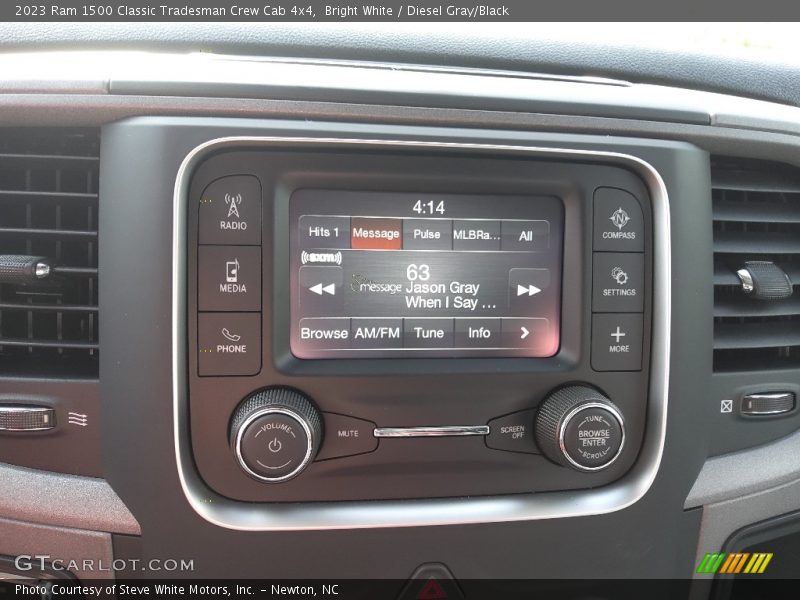 Bright White / Diesel Gray/Black 2023 Ram 1500 Classic Tradesman Crew Cab 4x4