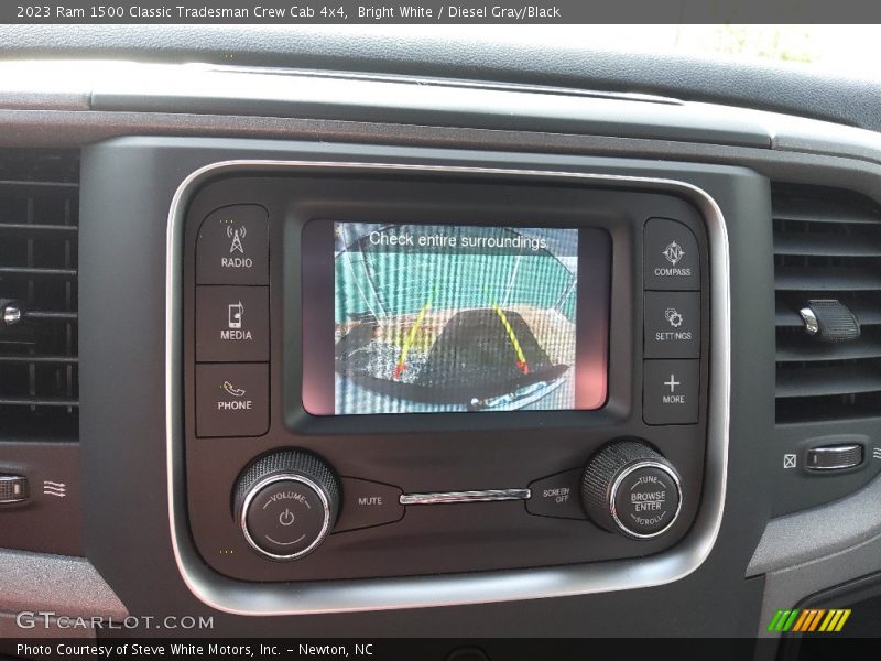 Bright White / Diesel Gray/Black 2023 Ram 1500 Classic Tradesman Crew Cab 4x4