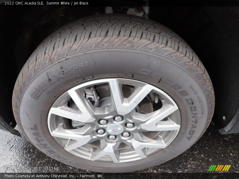Summit White / Jet Black 2022 GMC Acadia SLE