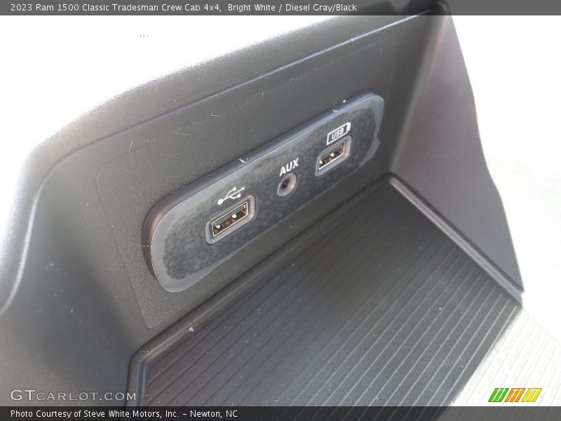 Bright White / Diesel Gray/Black 2023 Ram 1500 Classic Tradesman Crew Cab 4x4