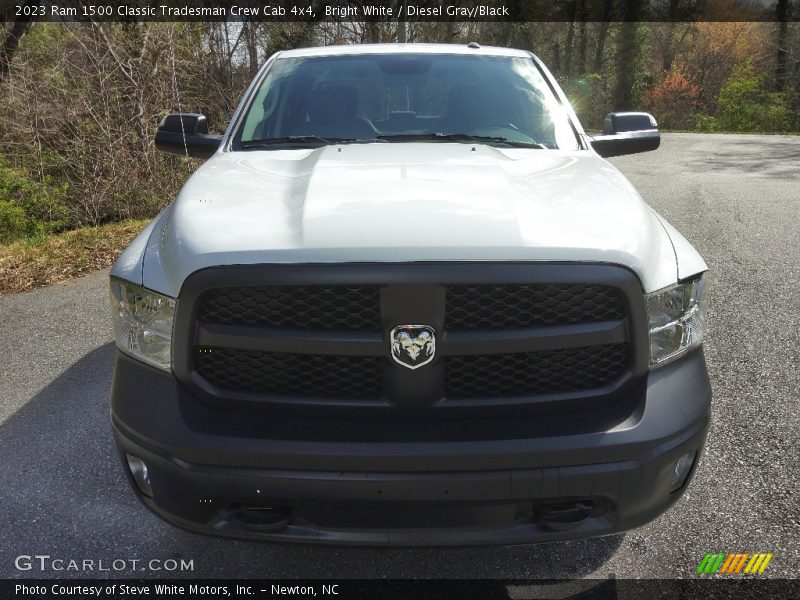 Bright White / Diesel Gray/Black 2023 Ram 1500 Classic Tradesman Crew Cab 4x4