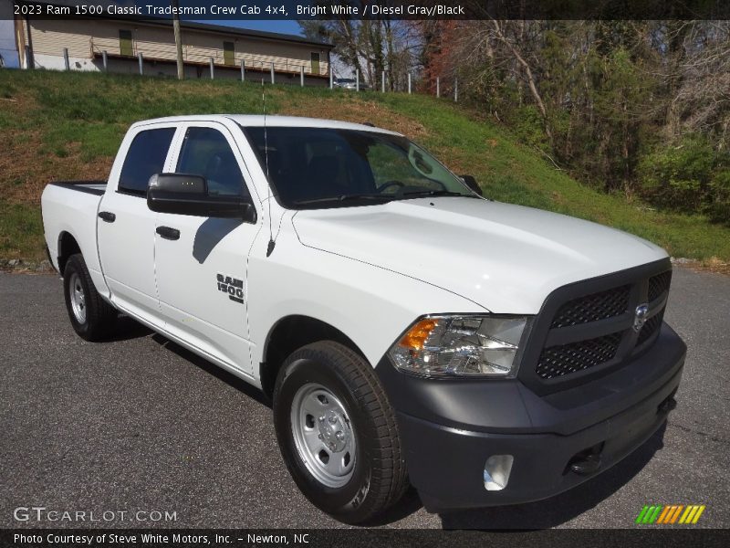 Bright White / Diesel Gray/Black 2023 Ram 1500 Classic Tradesman Crew Cab 4x4