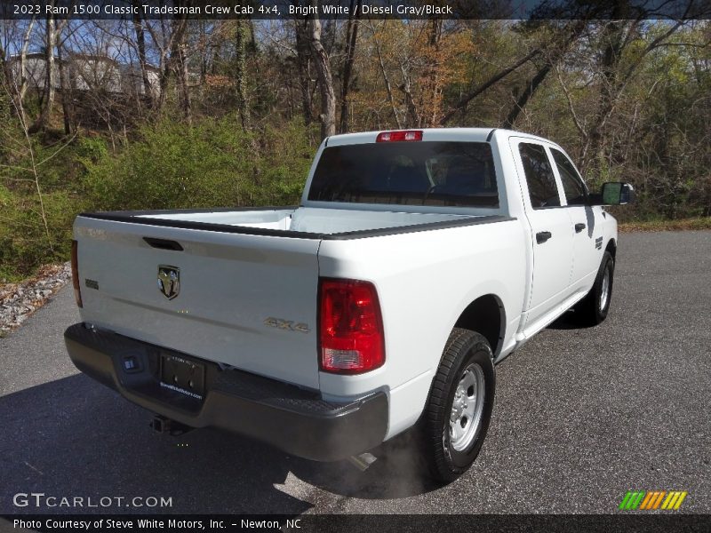 Bright White / Diesel Gray/Black 2023 Ram 1500 Classic Tradesman Crew Cab 4x4