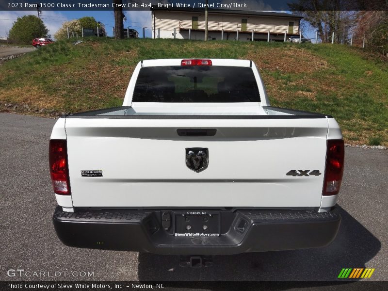Bright White / Diesel Gray/Black 2023 Ram 1500 Classic Tradesman Crew Cab 4x4