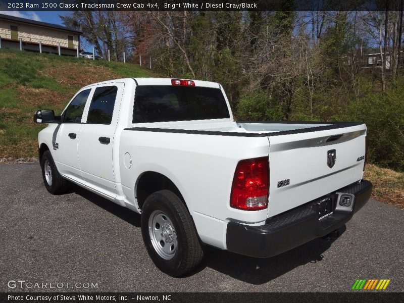 Bright White / Diesel Gray/Black 2023 Ram 1500 Classic Tradesman Crew Cab 4x4