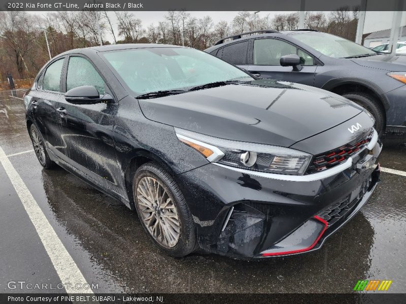 Aurora Black / Black 2022 Kia Forte GT-Line