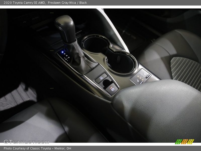 Predawn Gray Mica / Black 2020 Toyota Camry SE AWD