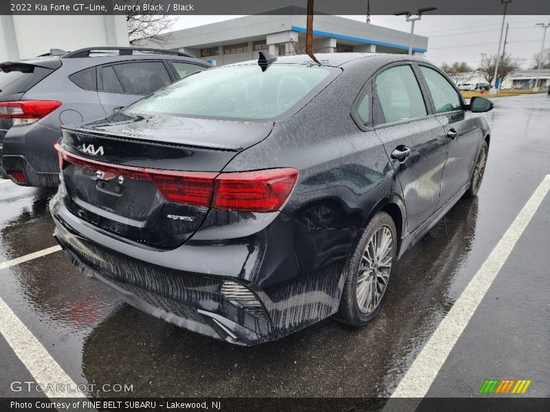 Aurora Black / Black 2022 Kia Forte GT-Line