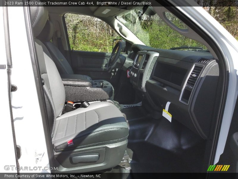 Bright White / Diesel Gray/Black 2023 Ram 1500 Classic Tradesman Crew Cab 4x4