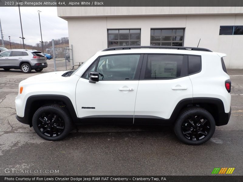 Alpine White / Black 2023 Jeep Renegade Altitude 4x4