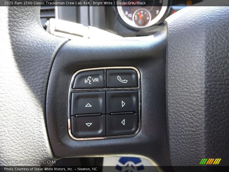 Bright White / Diesel Gray/Black 2023 Ram 1500 Classic Tradesman Crew Cab 4x4