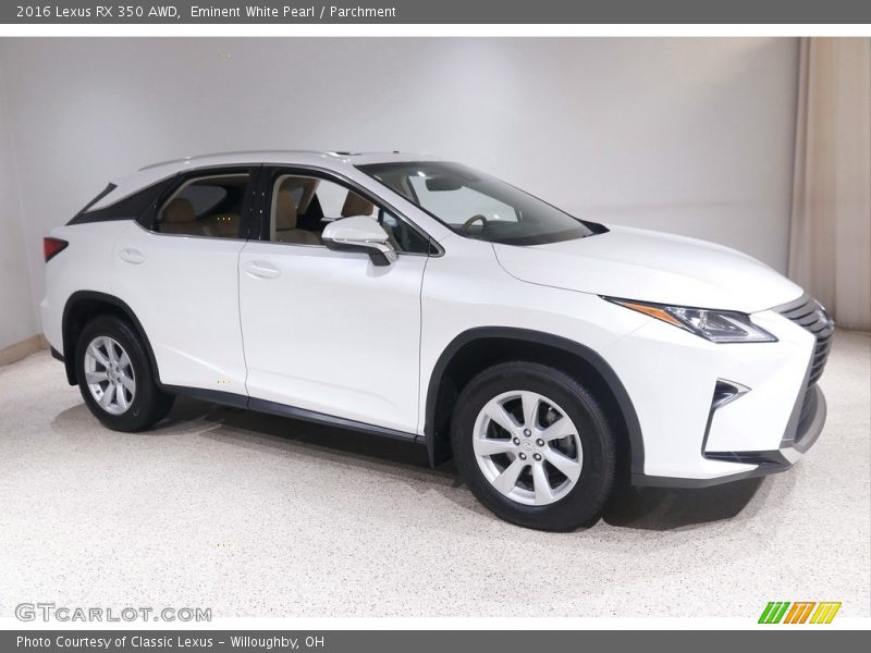 Front 3/4 View of 2016 RX 350 AWD