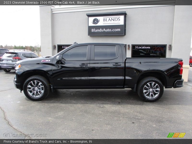 Black / Jet Black 2023 Chevrolet Silverado 1500 RST Crew Cab 4x4