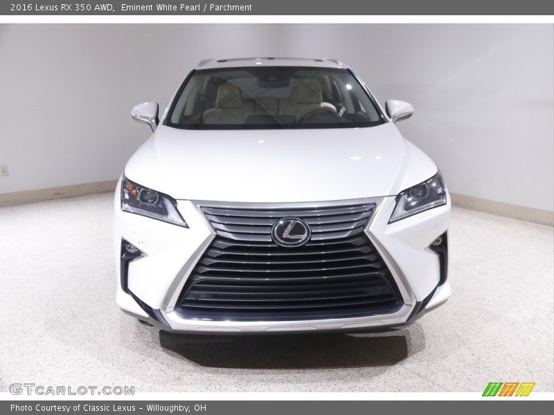 Eminent White Pearl / Parchment 2016 Lexus RX 350 AWD