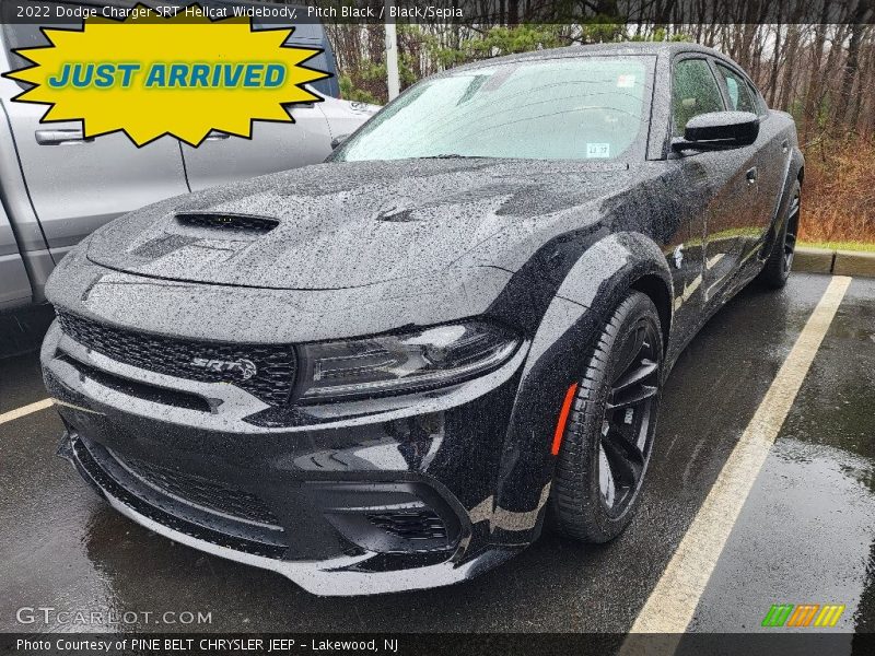 Pitch Black / Black/Sepia 2022 Dodge Charger SRT Hellcat Widebody