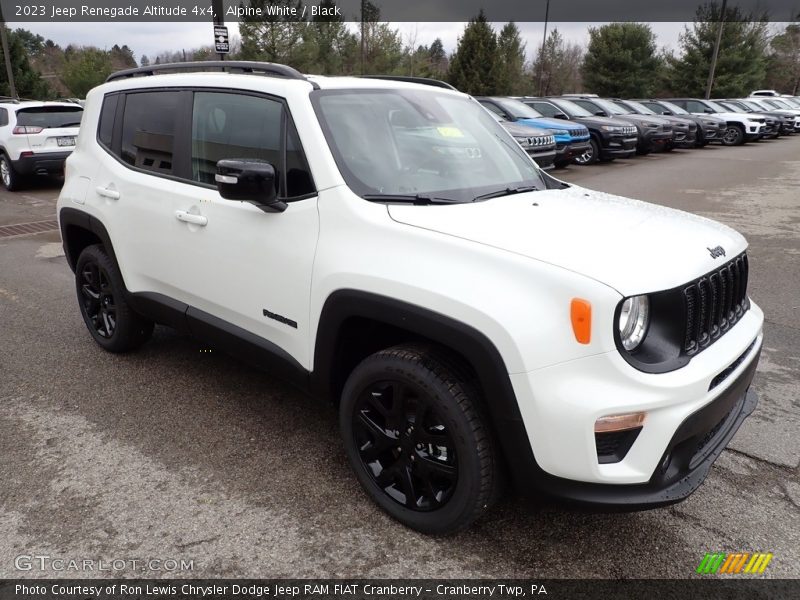 Alpine White / Black 2023 Jeep Renegade Altitude 4x4