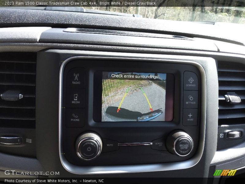 Bright White / Diesel Gray/Black 2023 Ram 1500 Classic Tradesman Crew Cab 4x4