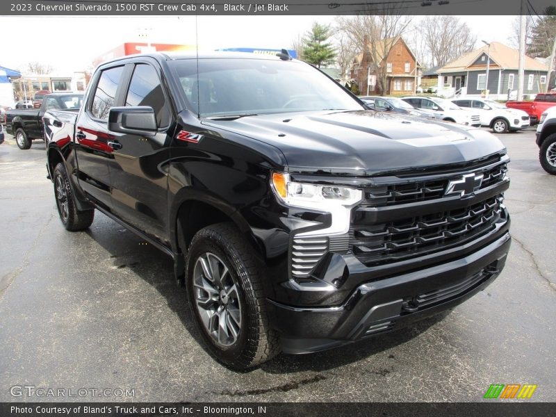 Black / Jet Black 2023 Chevrolet Silverado 1500 RST Crew Cab 4x4