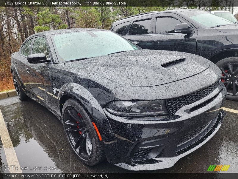 Front 3/4 View of 2022 Charger SRT Hellcat Widebody