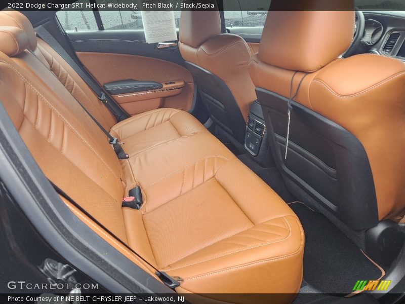 Rear Seat of 2022 Charger SRT Hellcat Widebody