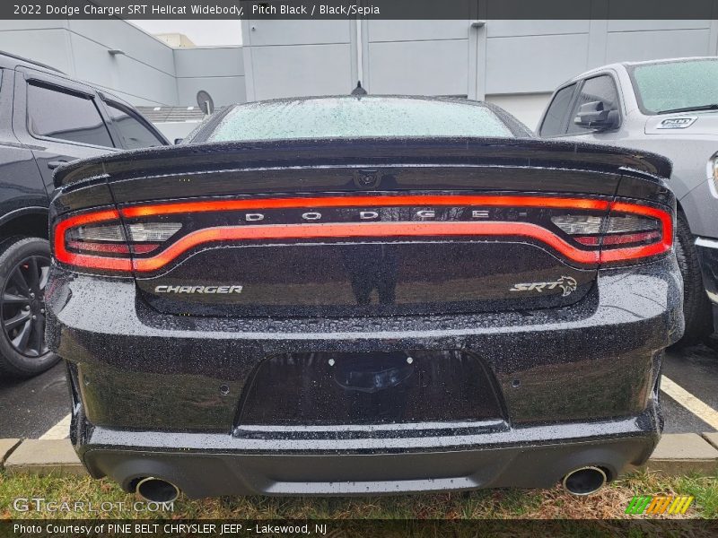 Pitch Black / Black/Sepia 2022 Dodge Charger SRT Hellcat Widebody
