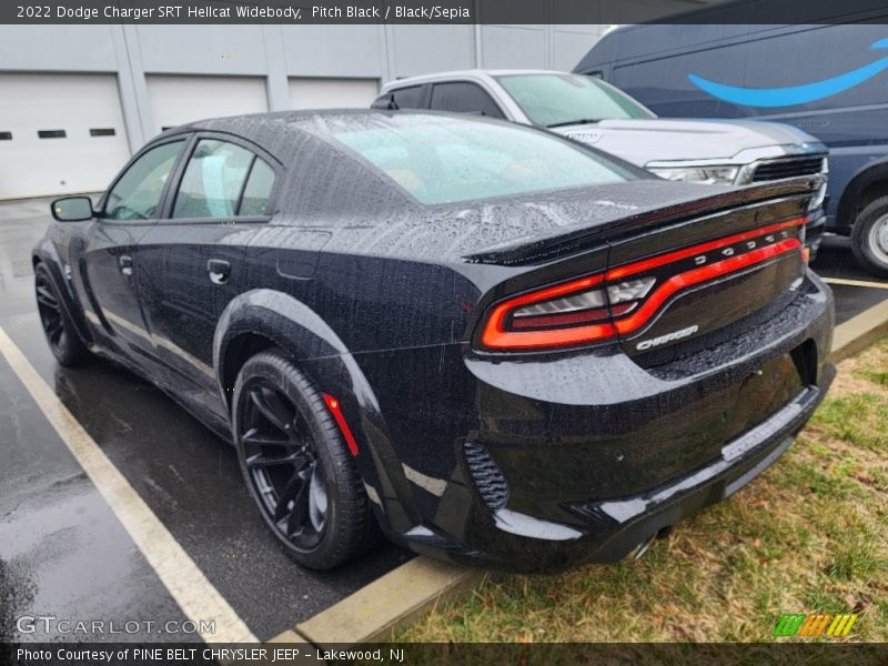 Pitch Black / Black/Sepia 2022 Dodge Charger SRT Hellcat Widebody