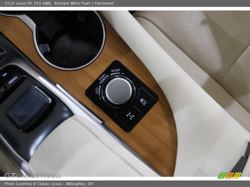 Controls of 2016 RX 350 AWD