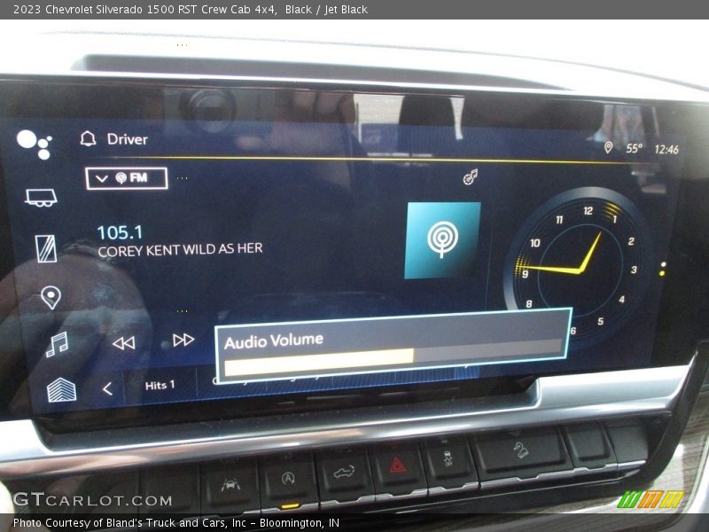 Black / Jet Black 2023 Chevrolet Silverado 1500 RST Crew Cab 4x4