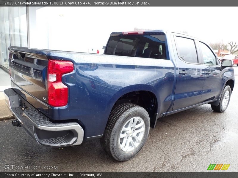 Northsky Blue Metallic / Jet Black 2023 Chevrolet Silverado 1500 LT Crew Cab 4x4