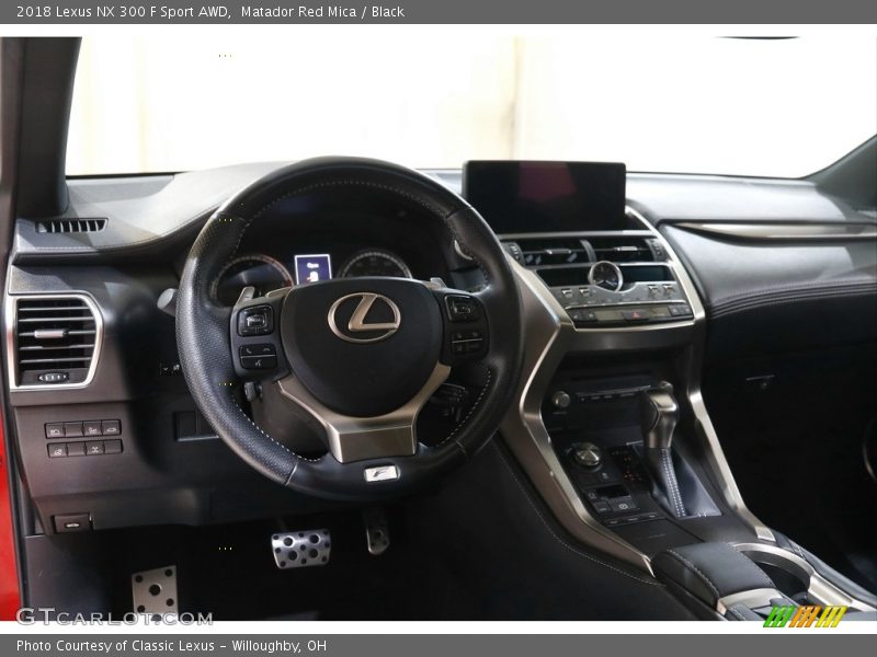 Matador Red Mica / Black 2018 Lexus NX 300 F Sport AWD