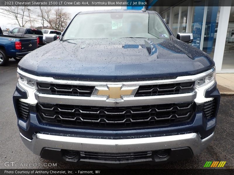 Northsky Blue Metallic / Jet Black 2023 Chevrolet Silverado 1500 LT Crew Cab 4x4