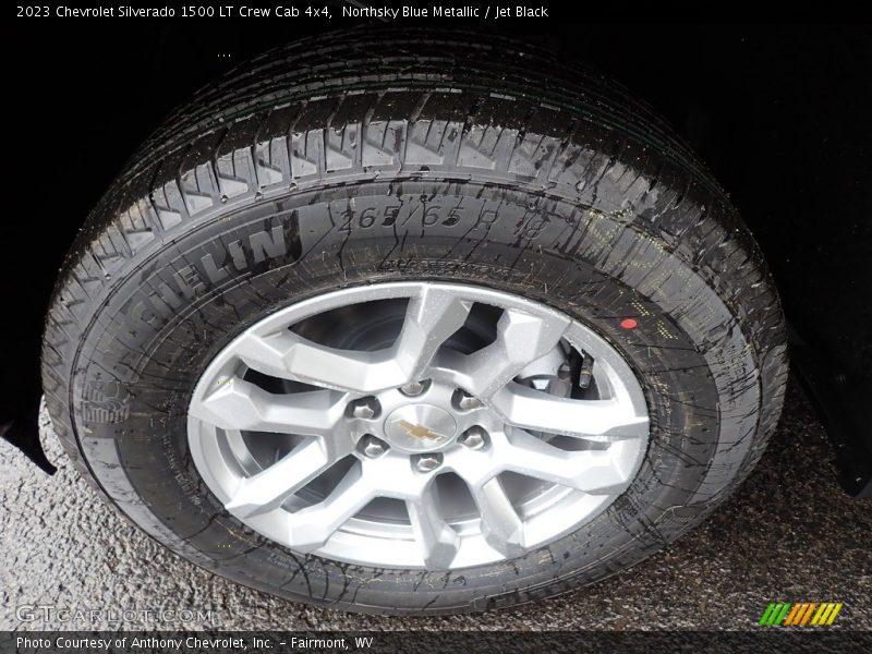 Northsky Blue Metallic / Jet Black 2023 Chevrolet Silverado 1500 LT Crew Cab 4x4