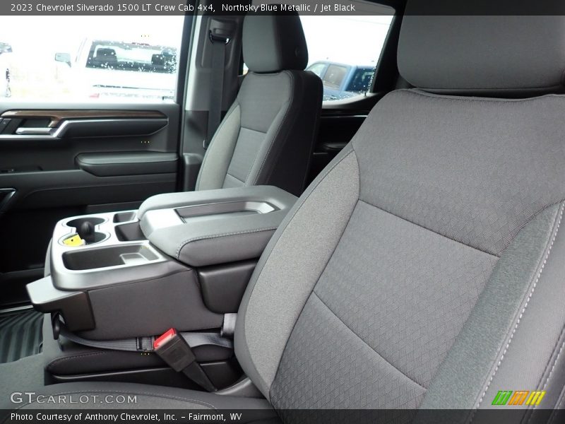 Northsky Blue Metallic / Jet Black 2023 Chevrolet Silverado 1500 LT Crew Cab 4x4
