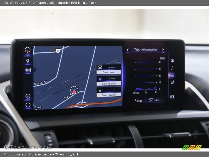 Matador Red Mica / Black 2018 Lexus NX 300 F Sport AWD