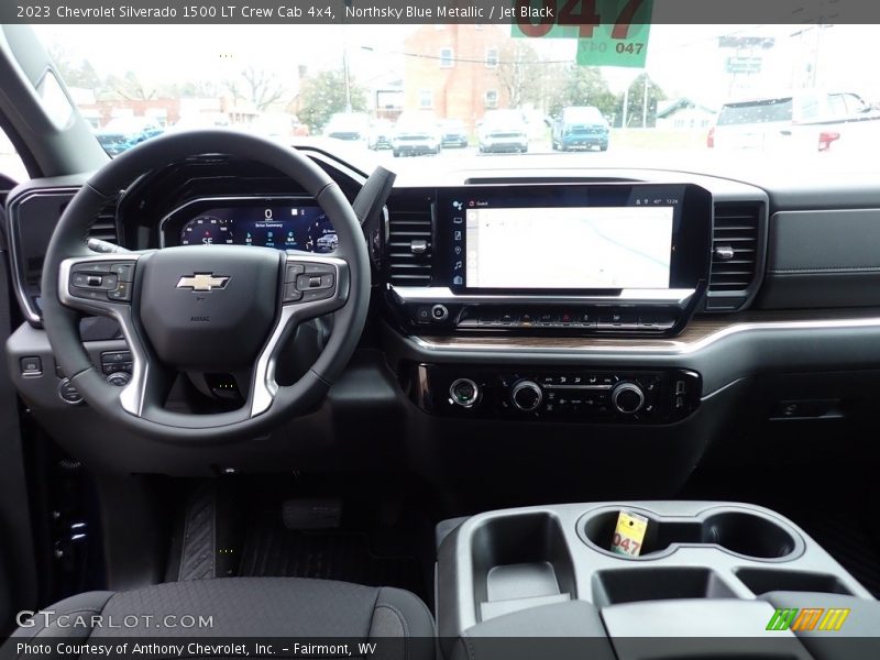 Northsky Blue Metallic / Jet Black 2023 Chevrolet Silverado 1500 LT Crew Cab 4x4