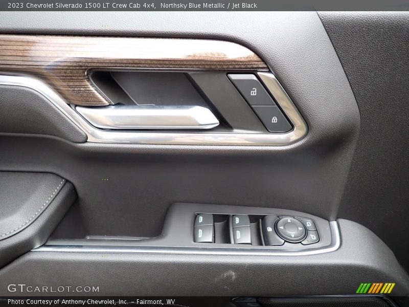 Northsky Blue Metallic / Jet Black 2023 Chevrolet Silverado 1500 LT Crew Cab 4x4