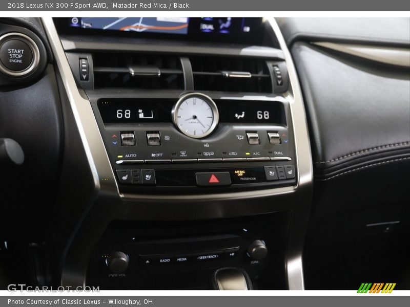 Matador Red Mica / Black 2018 Lexus NX 300 F Sport AWD