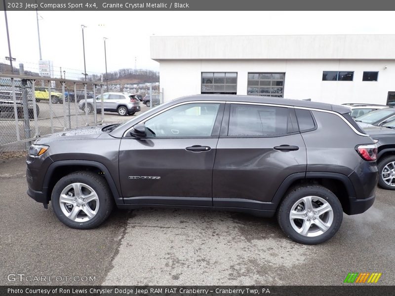 Granite Crystal Metallic / Black 2023 Jeep Compass Sport 4x4