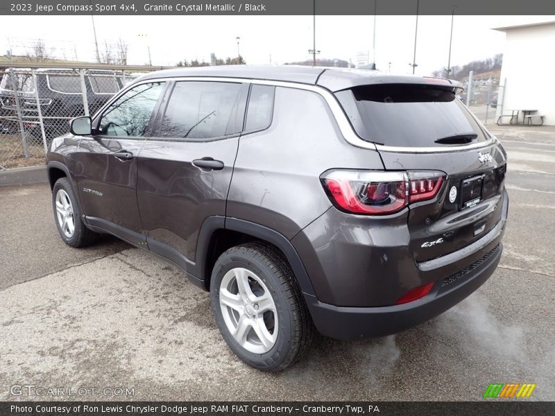 Granite Crystal Metallic / Black 2023 Jeep Compass Sport 4x4