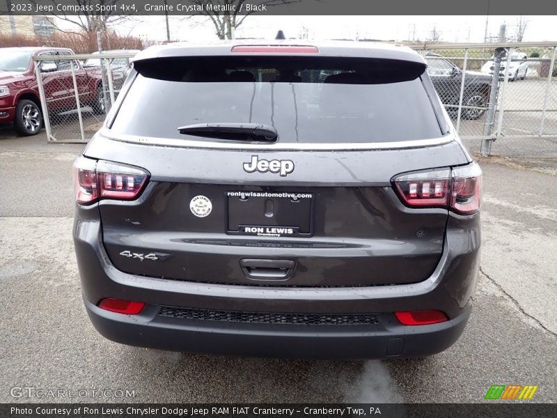 Granite Crystal Metallic / Black 2023 Jeep Compass Sport 4x4