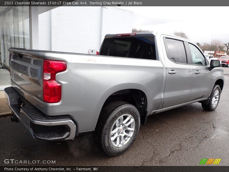 Sterling Gray Metallic / Jet Black 2023 Chevrolet Silverado 1500 LT Crew Cab 4x4