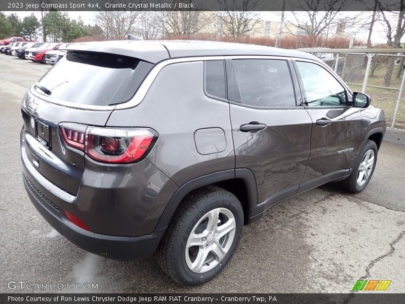 Granite Crystal Metallic / Black 2023 Jeep Compass Sport 4x4